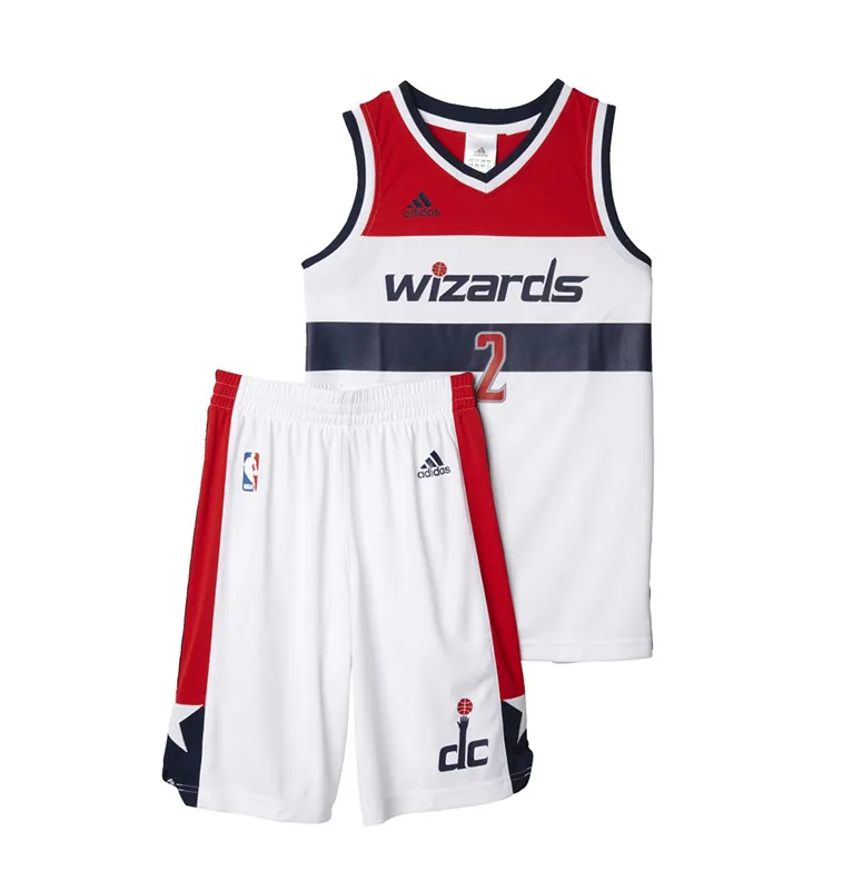 Pack NBA John Wall #2# Washington Wizards (blanca)