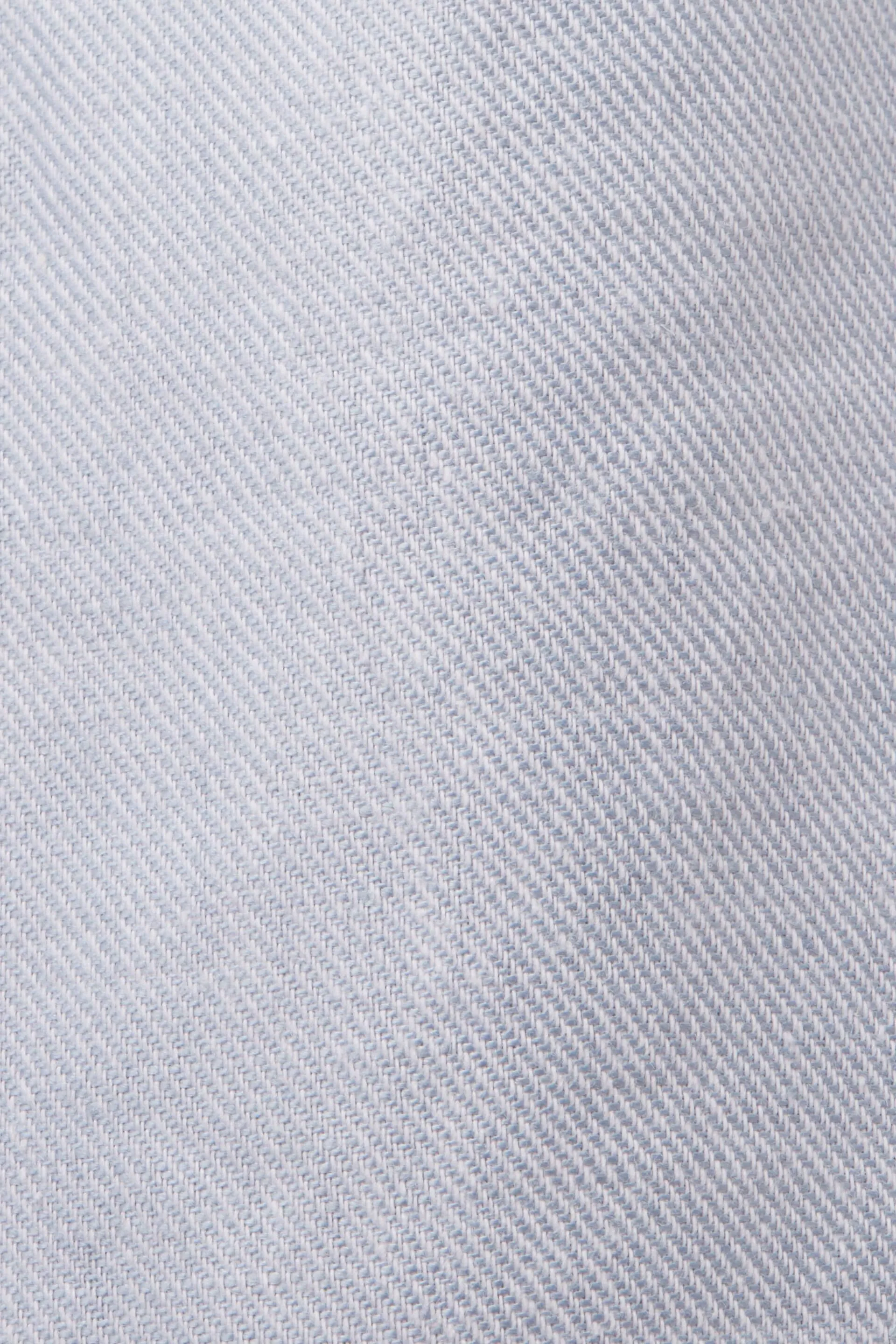 Pantalones chinos de largo tobillero con cinturón cosido, mezcla de lino