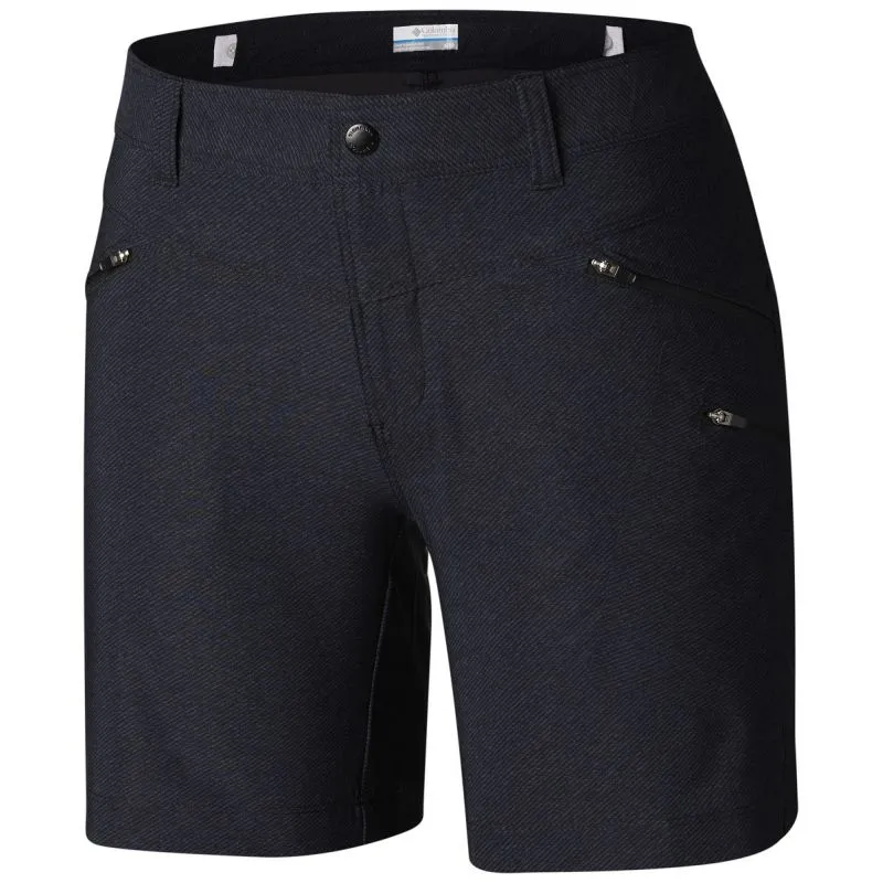 Pantalones cortos Columbia Peak To Point para mujer (estampado vaquero negro)