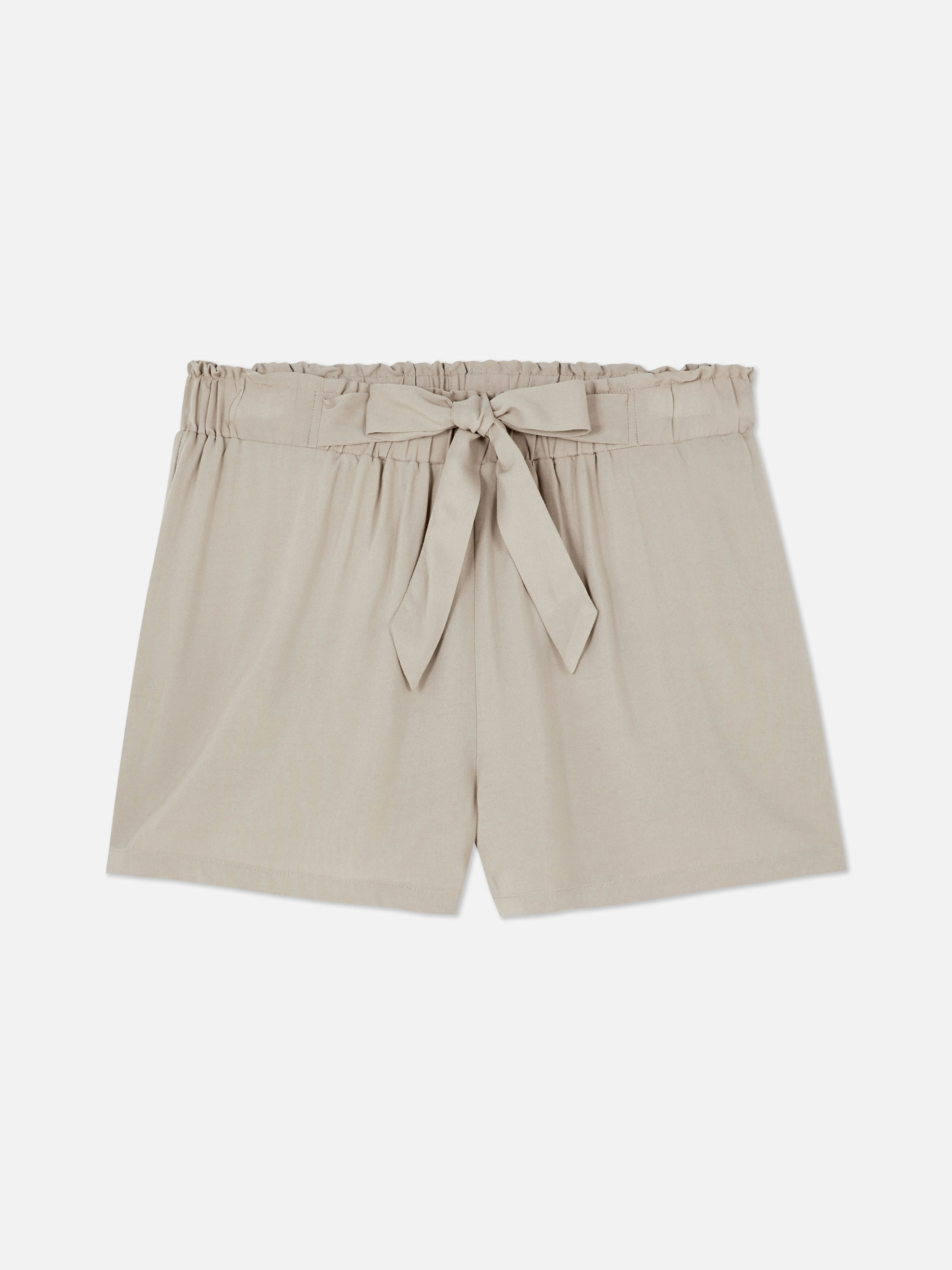 Pantalones cortos de corte holgado con cordón