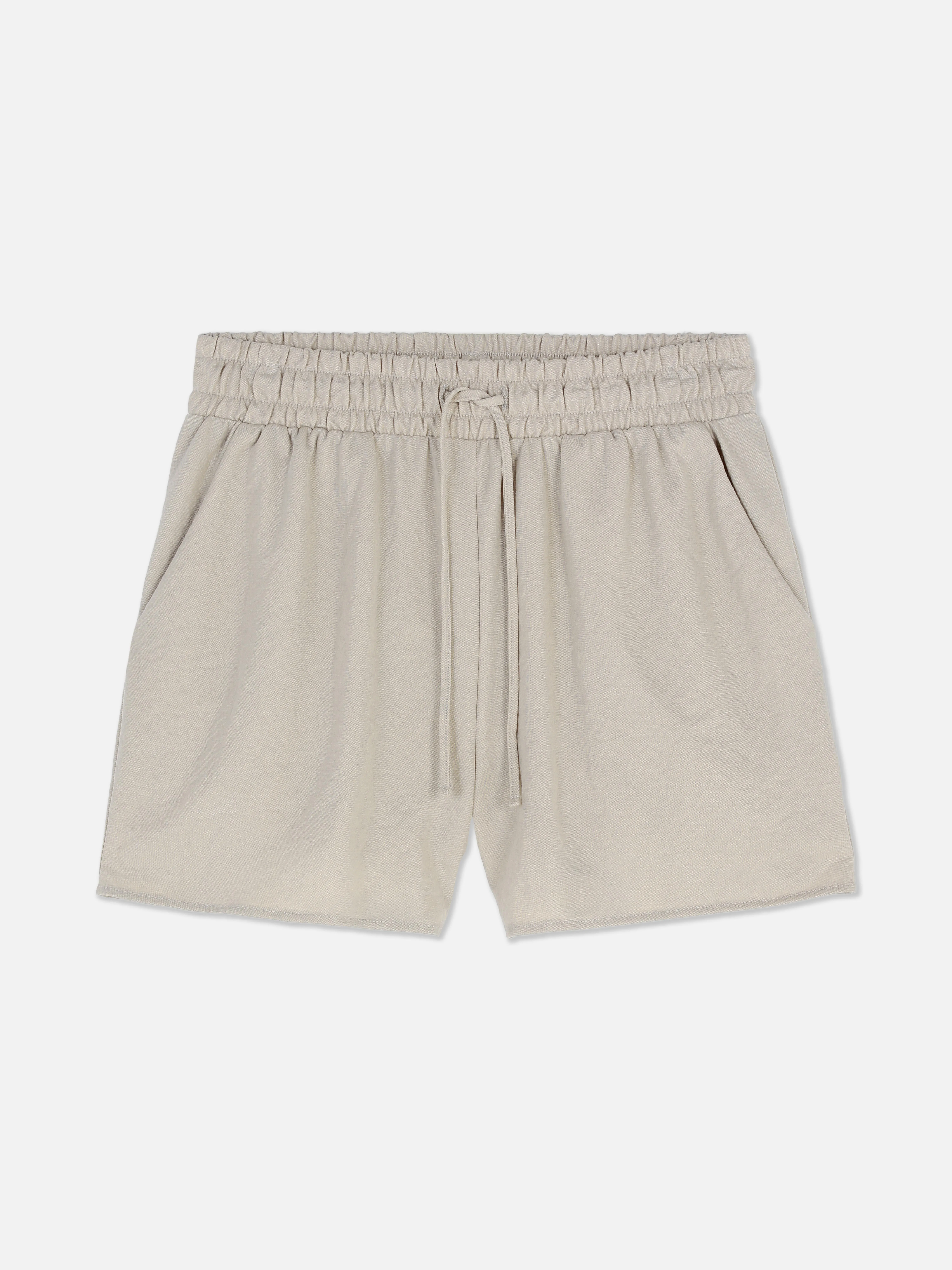 Pantalones cortos texturizados con cordón de ajuste