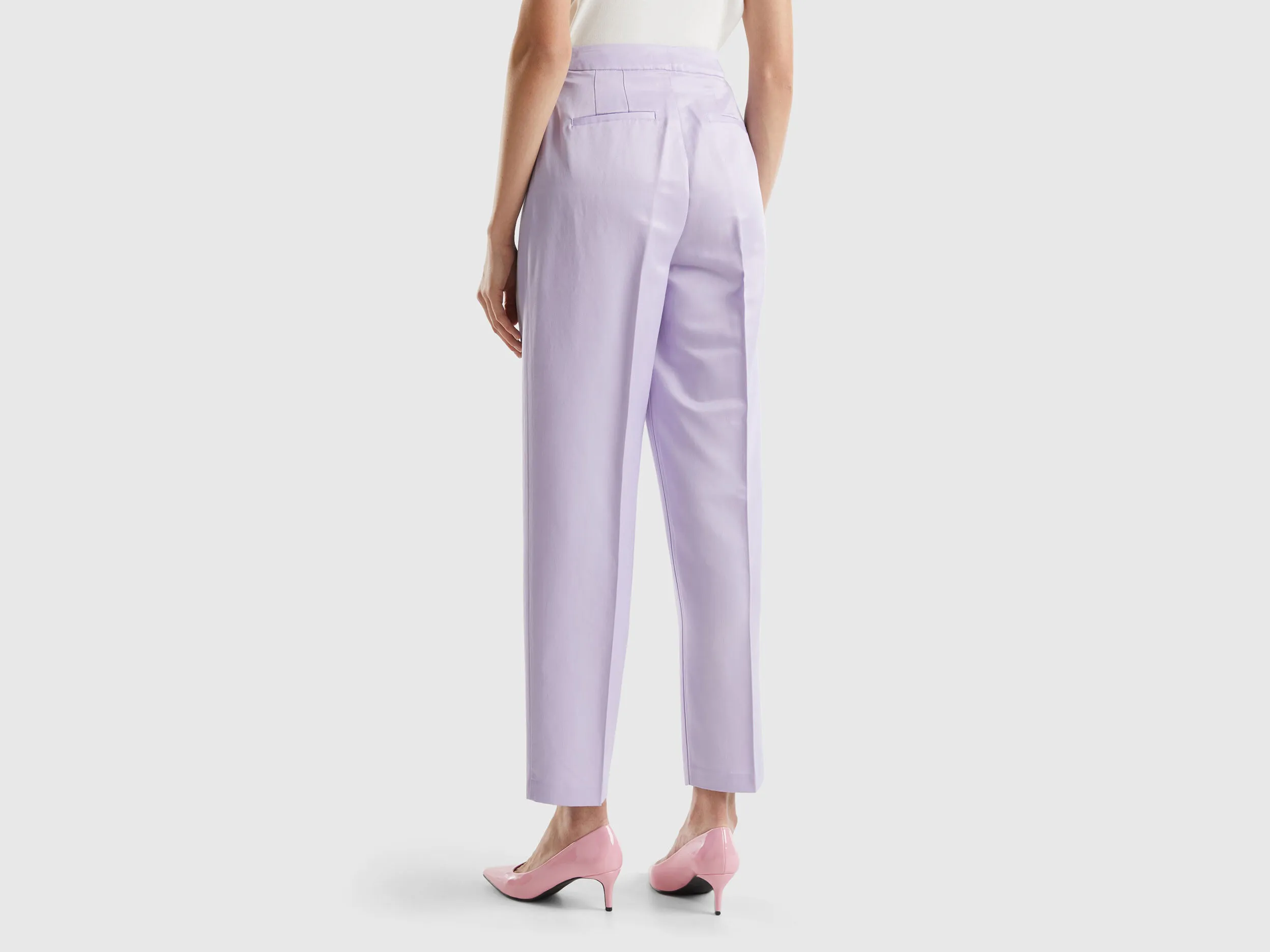 Pantalones de raso