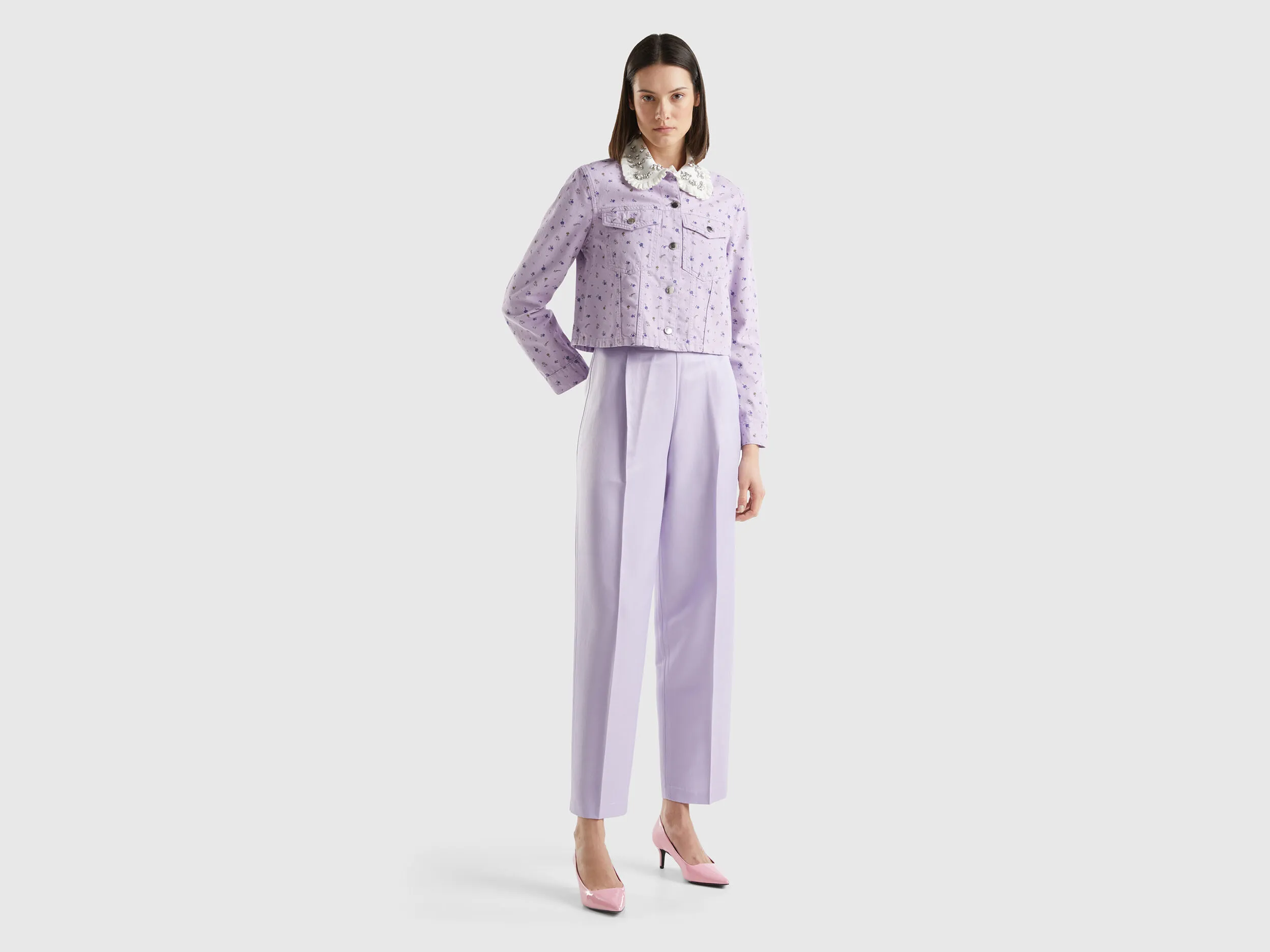 Pantalones de raso