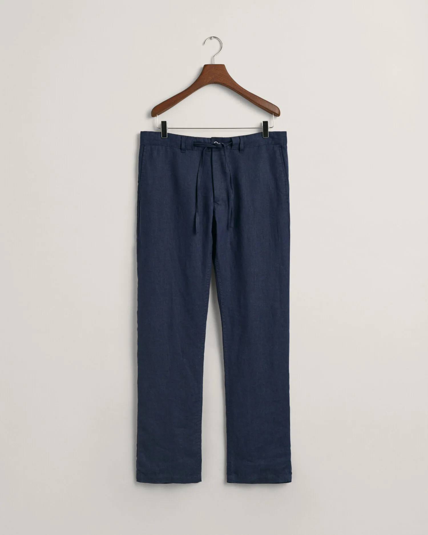 Pantalones Relaxed Fit de lino con cordón ajustable