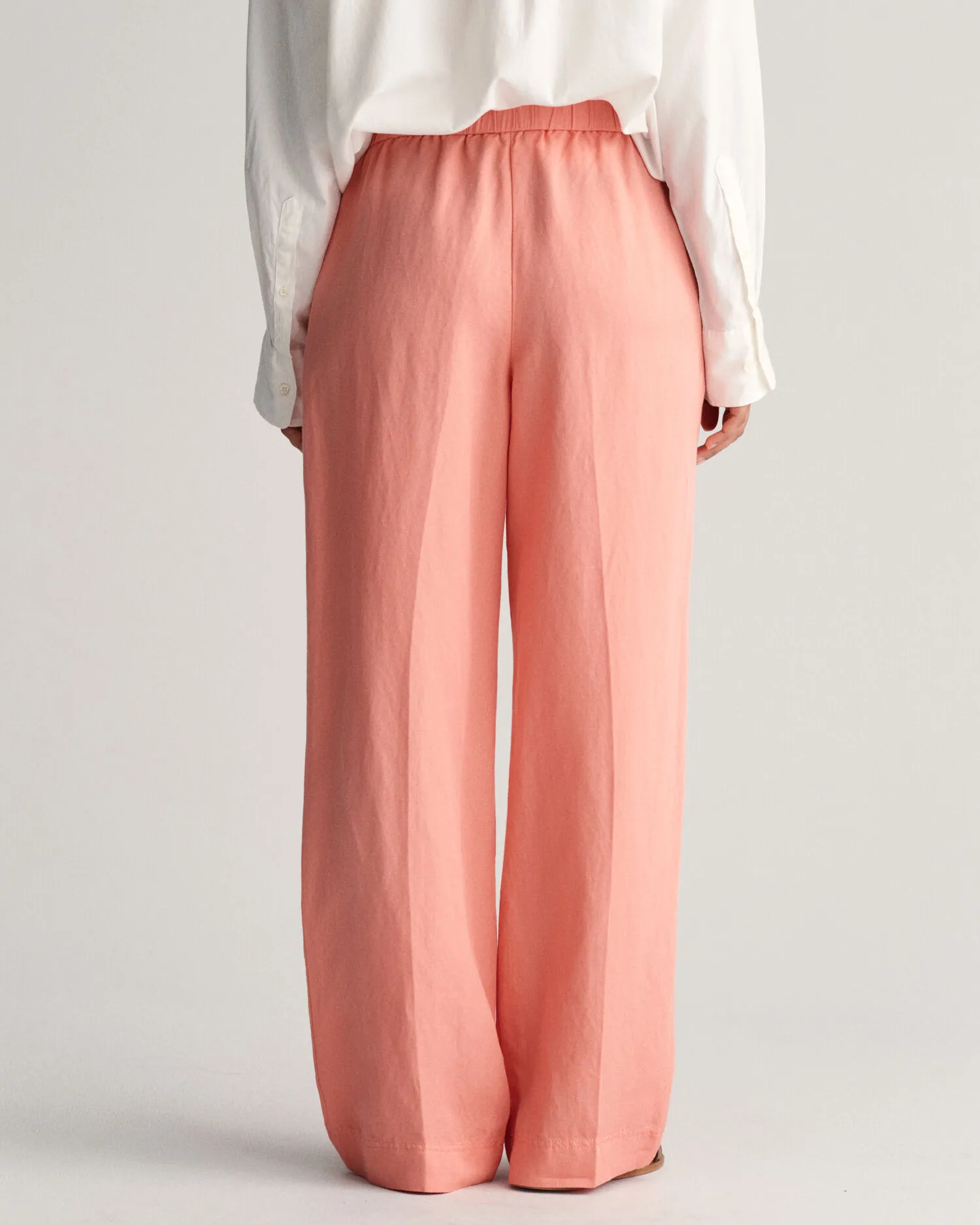 PANTALONES RELAXED FIT EN MEZCLA DE LINO PULLON