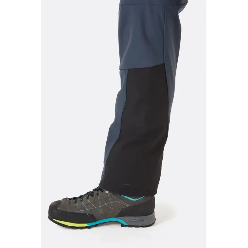 Pantalones softshell de mujer Rab Ascendor Alpine (Ebony)