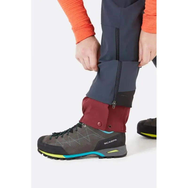 Pantalones softshell de mujer Rab Ascendor Alpine (Ebony)