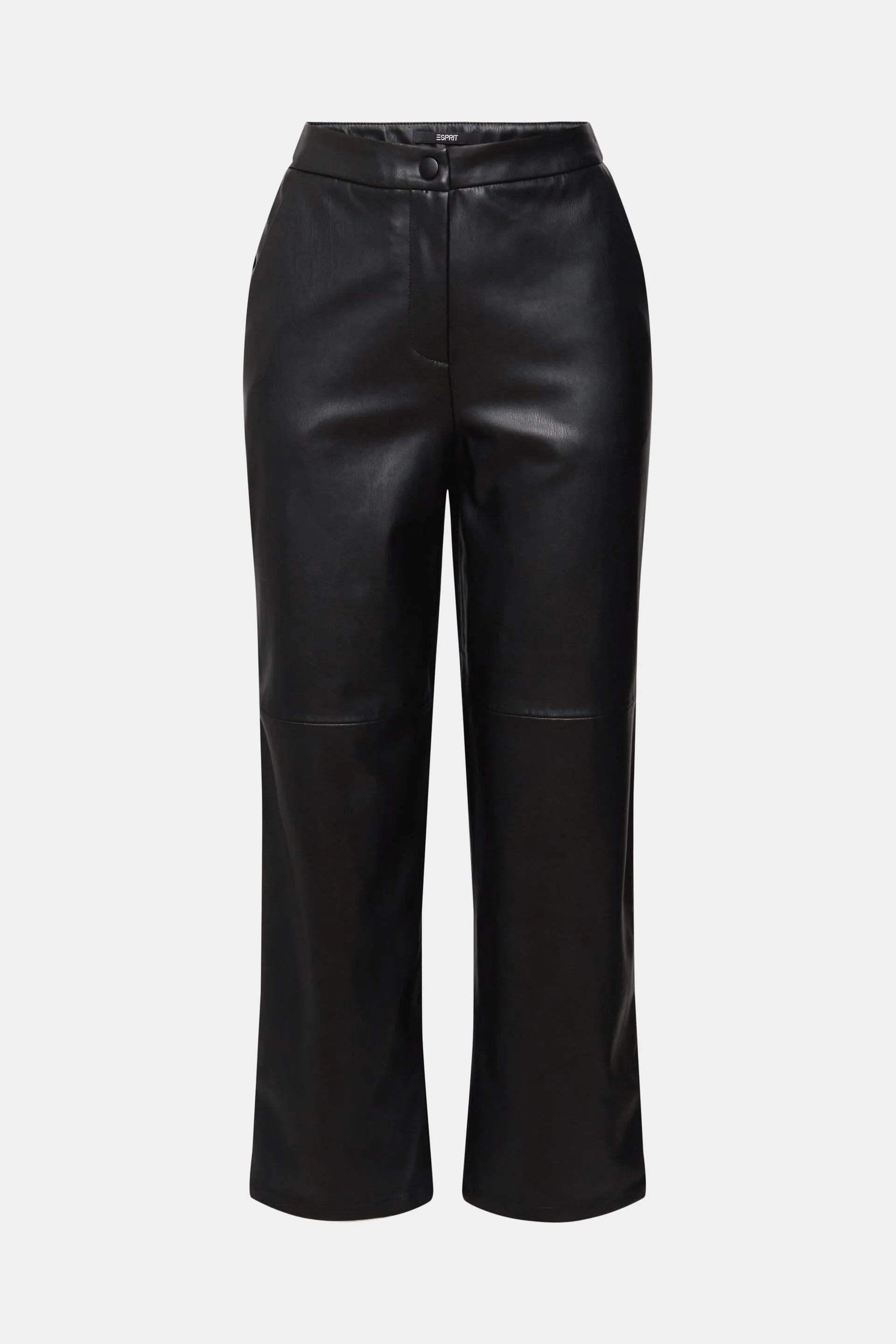 Pantalones tobilleros de polipiel