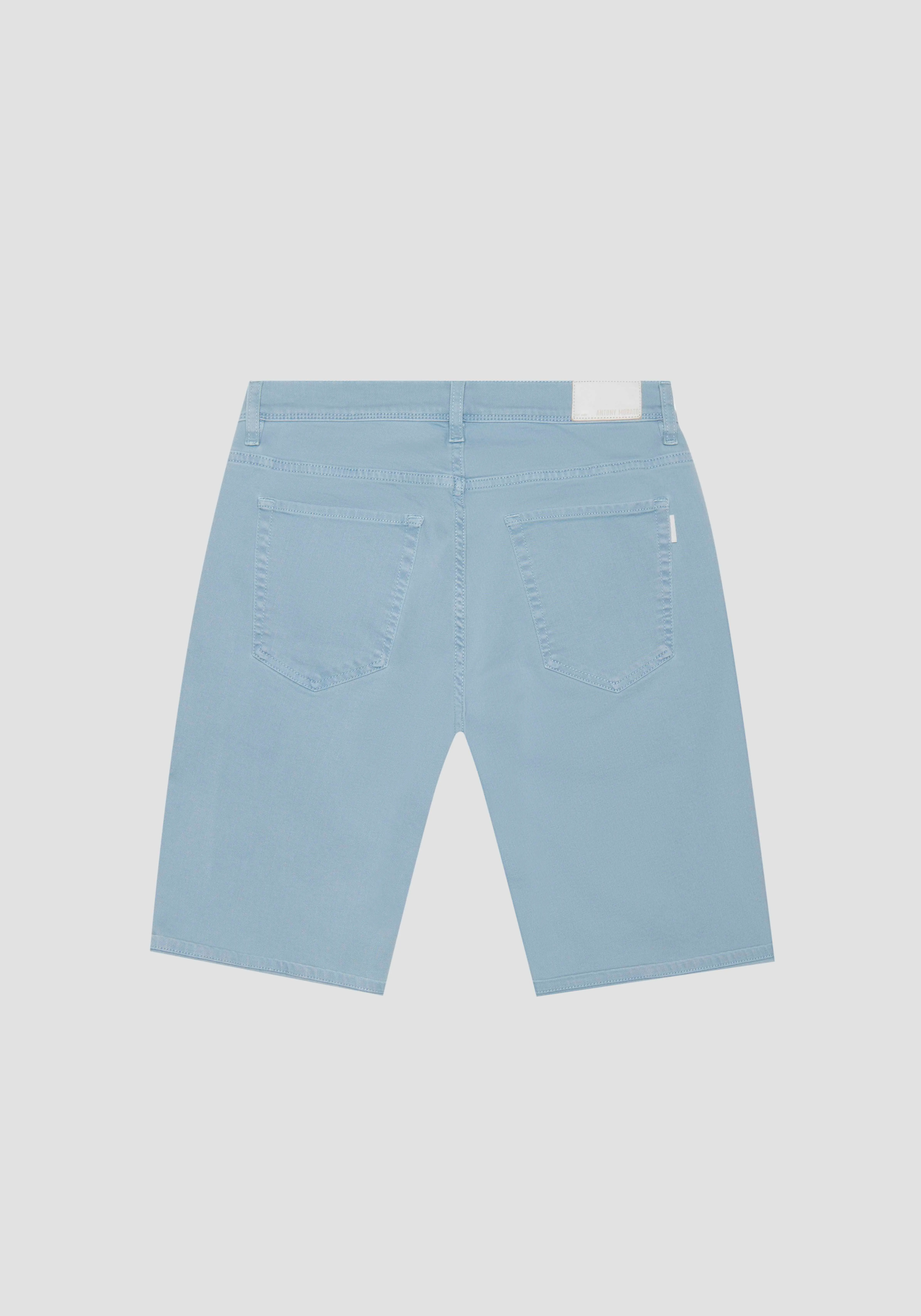 PANTALÓN CORTO «ARGON» SLIM FIT DENIM AZUL