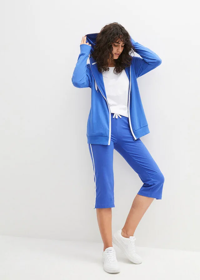 PANTALóN CAPRI DEPORTIVO, PITILLO (2 UNIDADES) AZUL ZAFIRONEGRO