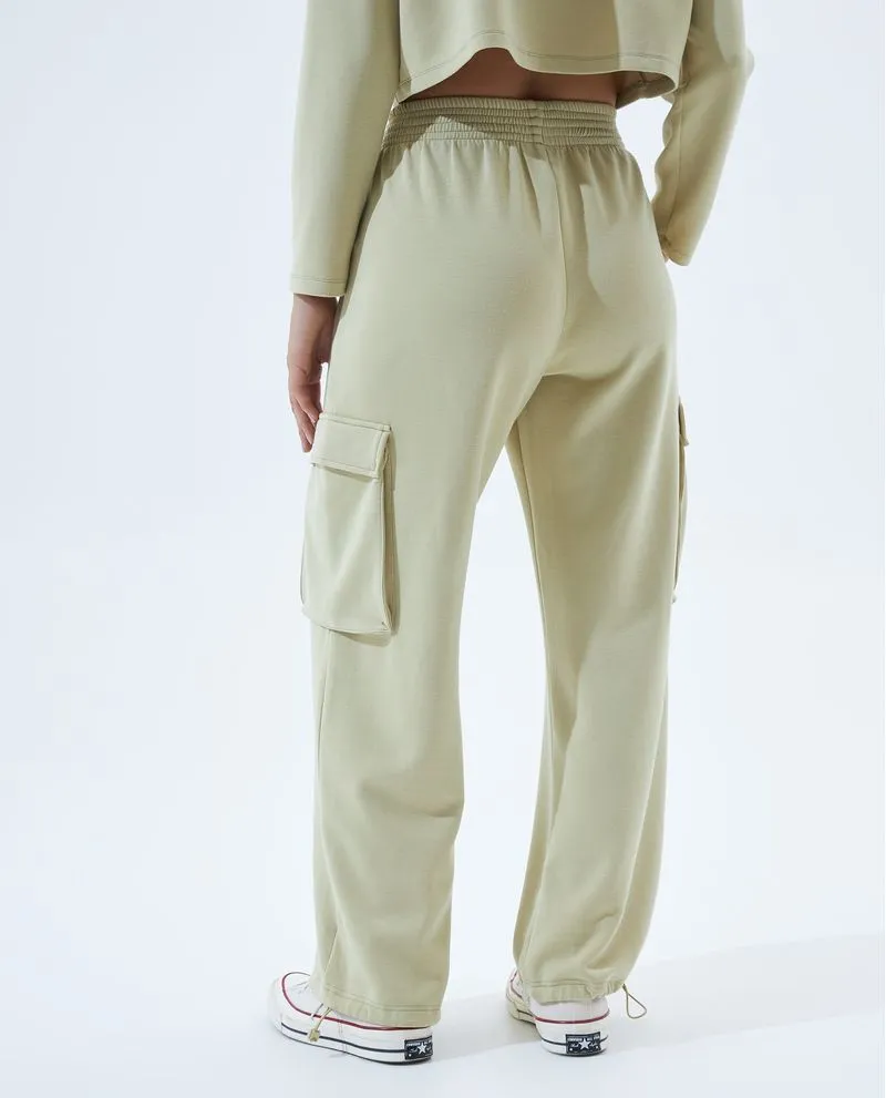 Pantalón con pretina elástica para mujer