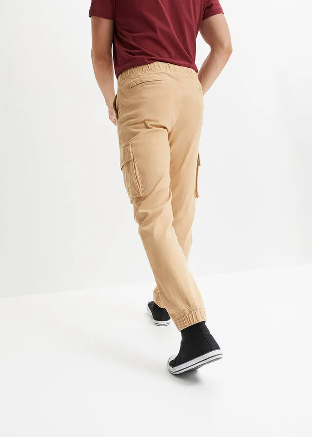 Pantalón de estilo cargo Café con leche