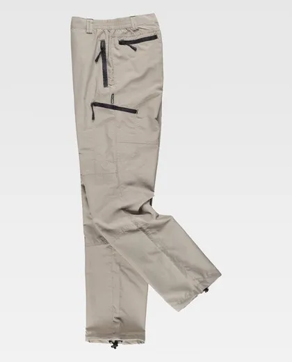 Pantalón de montaña de verano, multibolsillos Beige