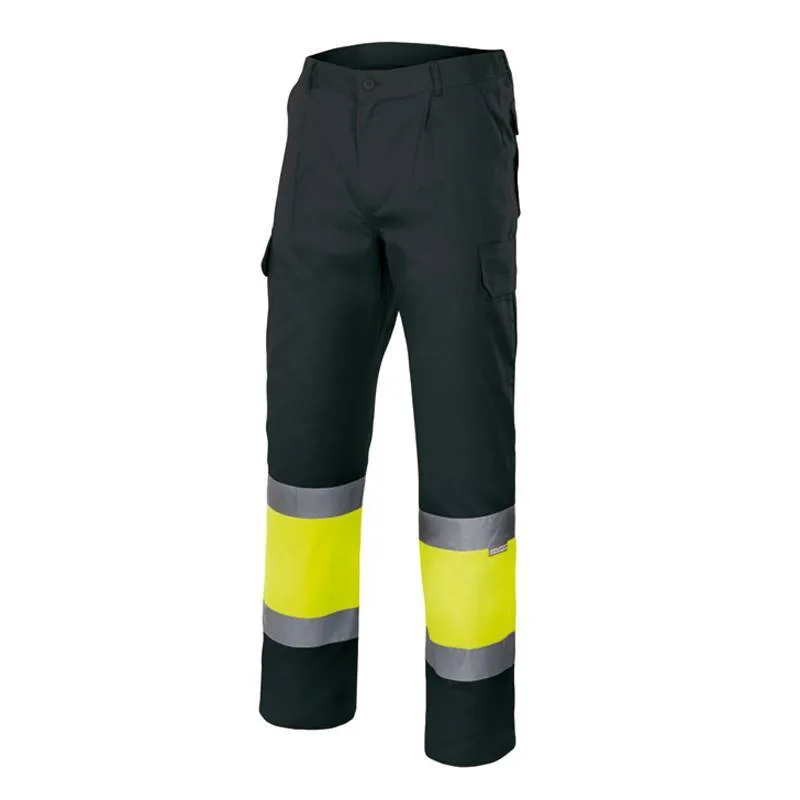 Pantalón de trabajo multibolsillos bicolor VE157