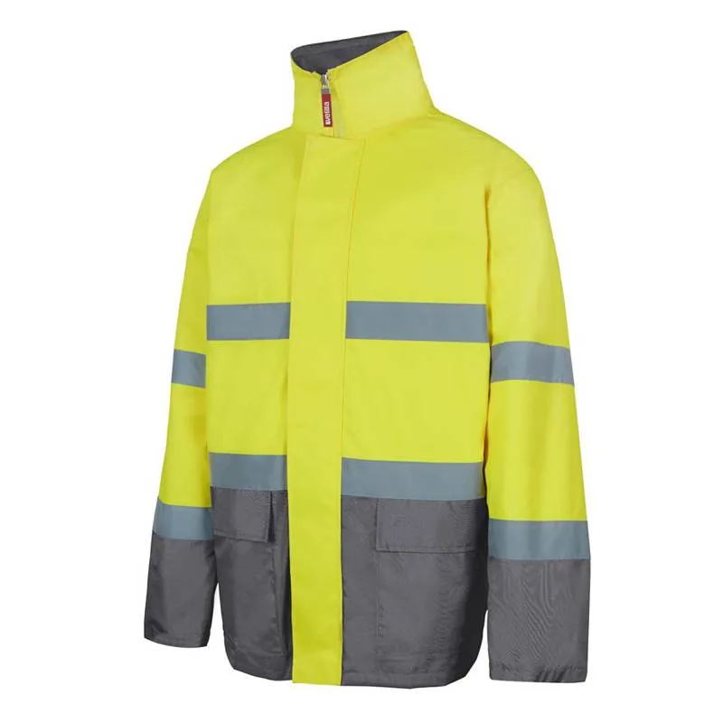 Parka combinada en alta visibilidad