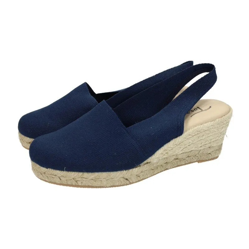 PELOTARI ZAPATILLAS CON CUÑA color MARINO