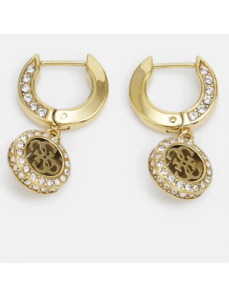 Pendientes Guess Mujer 4G Crush Acero Dorado JUBE04165