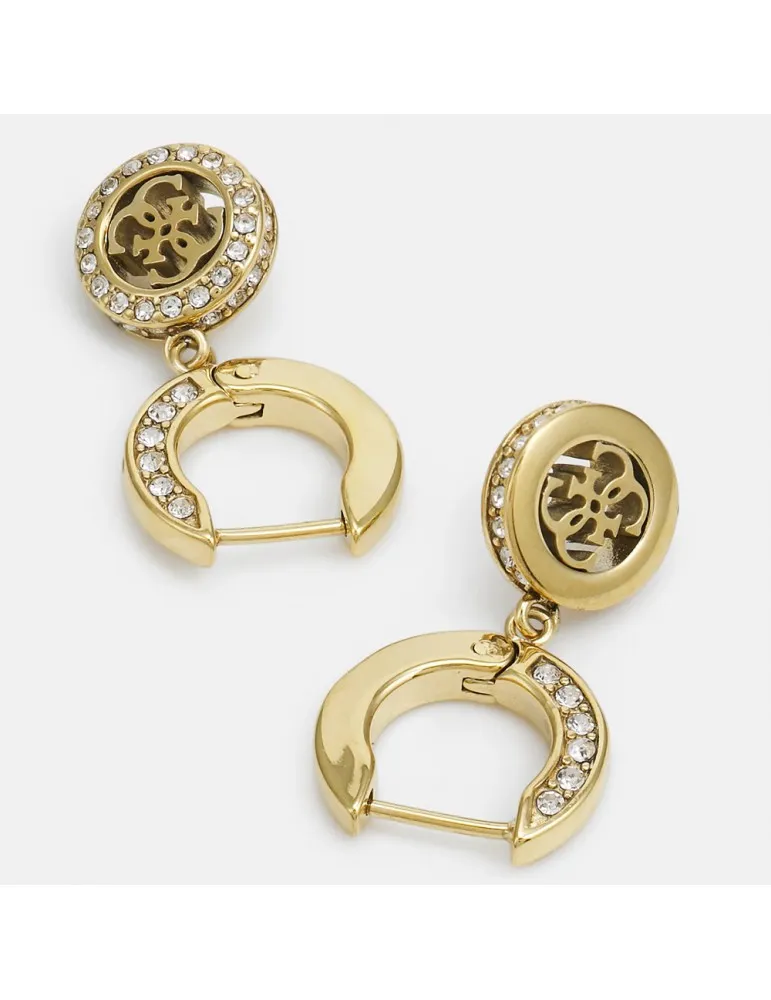 Pendientes Guess Mujer 4G Crush Acero Dorado JUBE04165