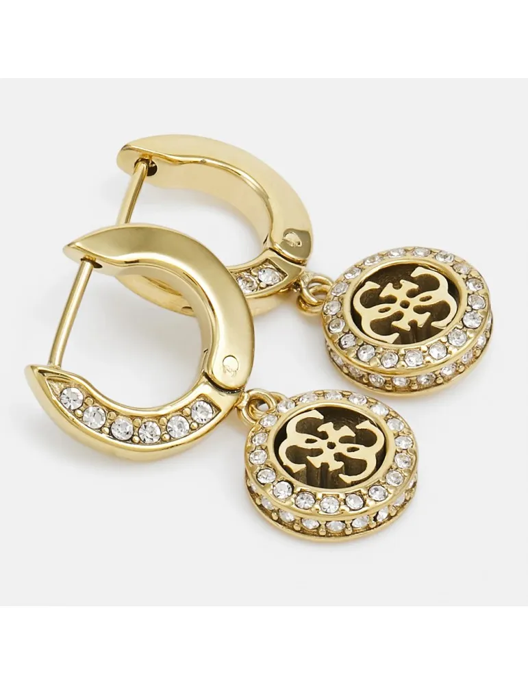 Pendientes Guess Mujer 4G Crush Acero Dorado JUBE04165