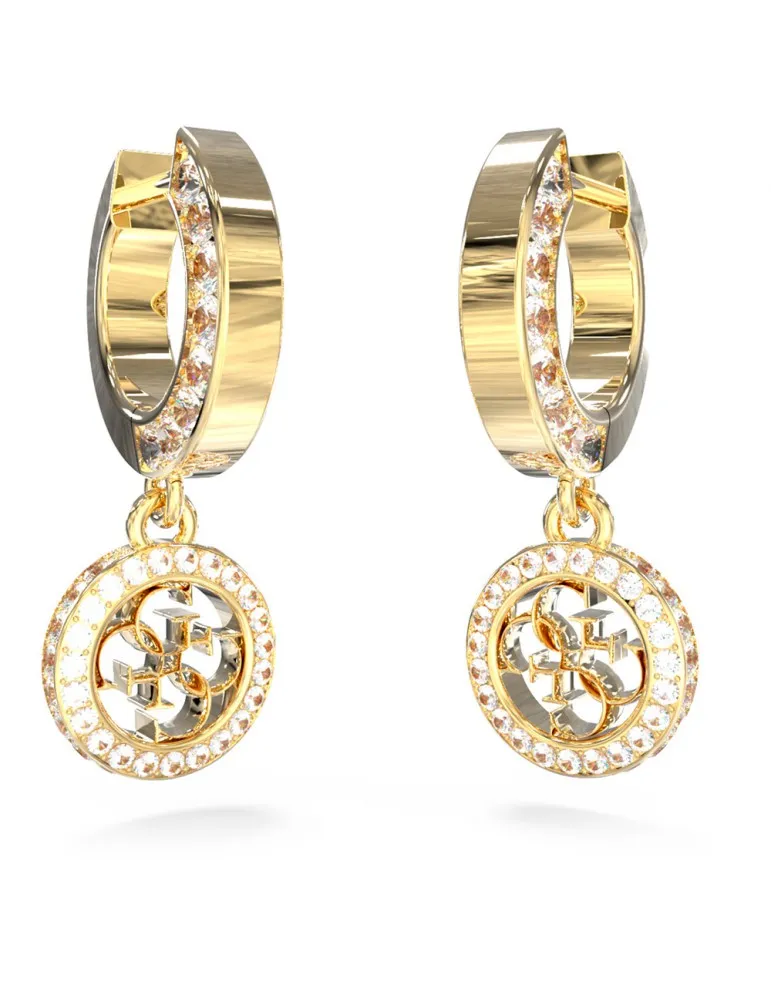 Pendientes Guess Mujer 4G Crush Acero Dorado JUBE04165