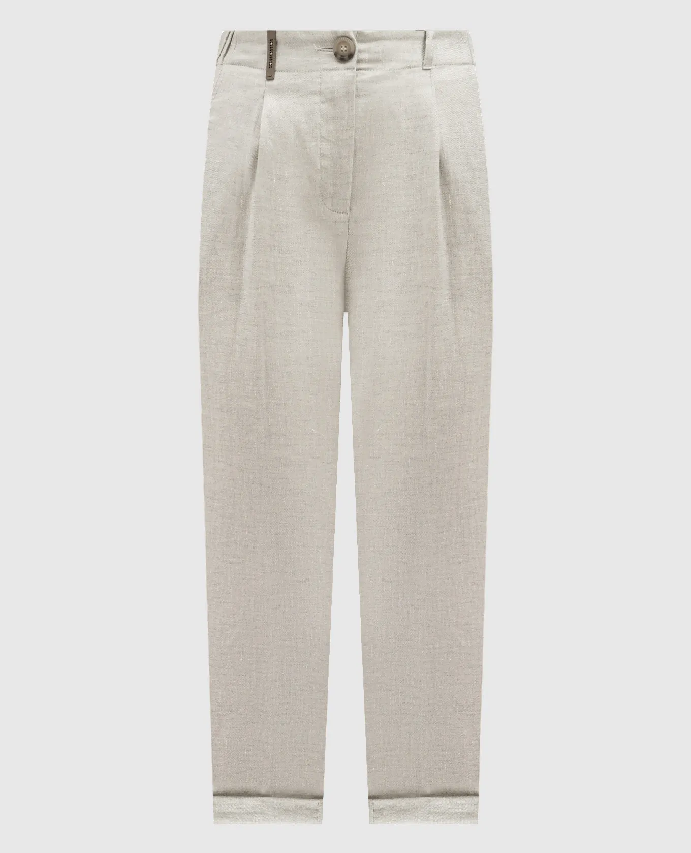 Peserico Gray linen pants
