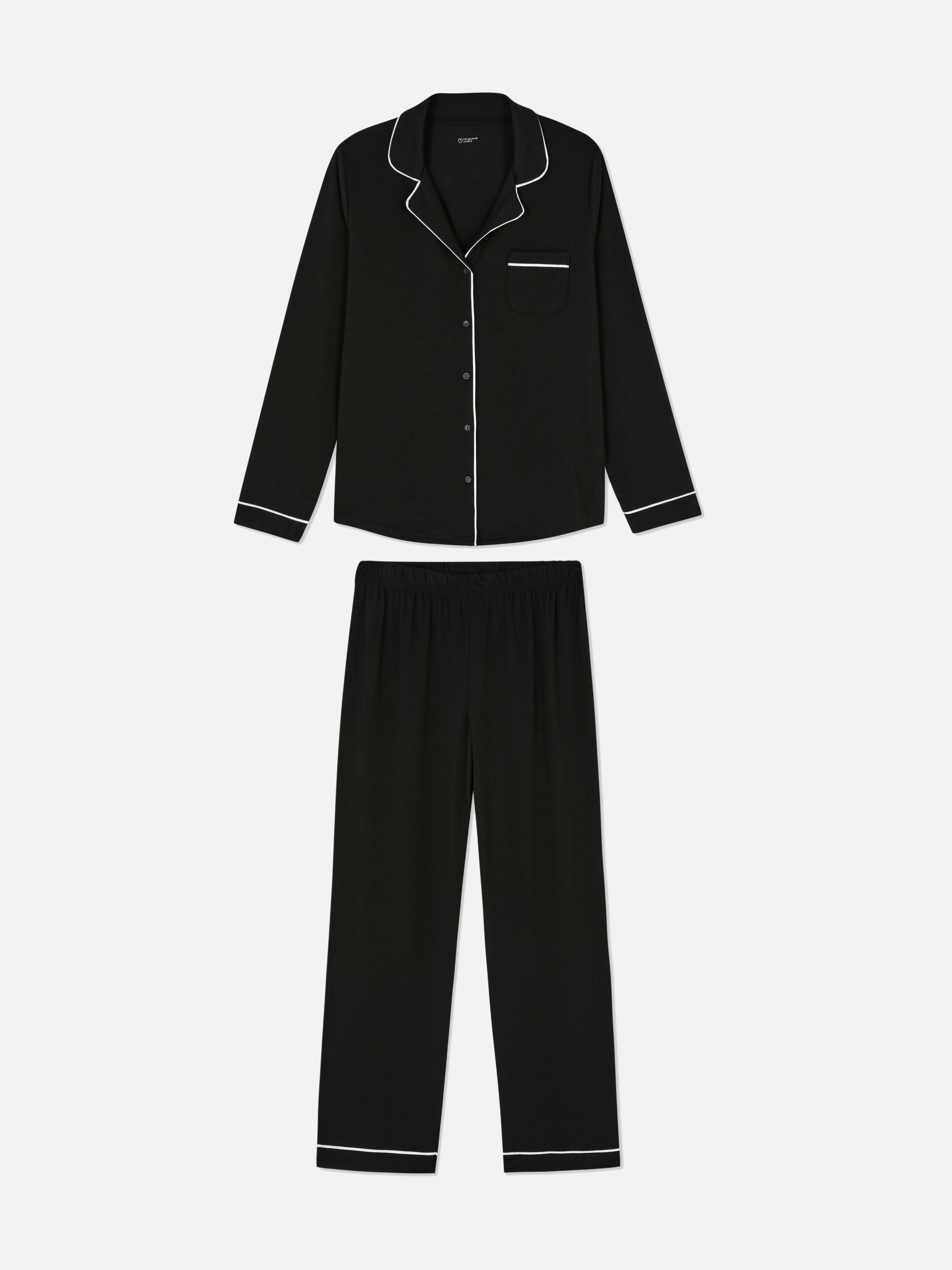 Pijama de punto de estilo masculino