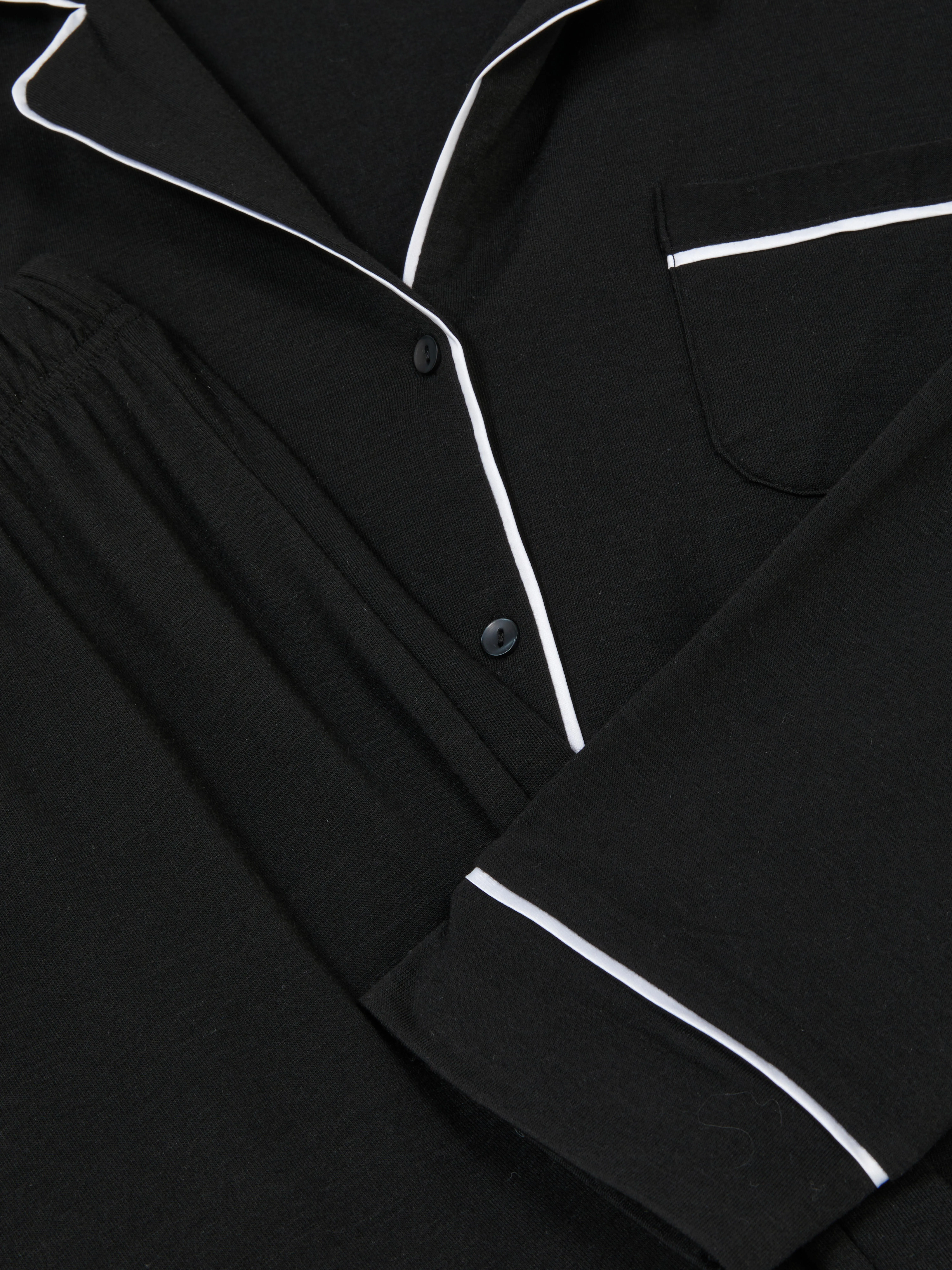 Pijama de punto de estilo masculino