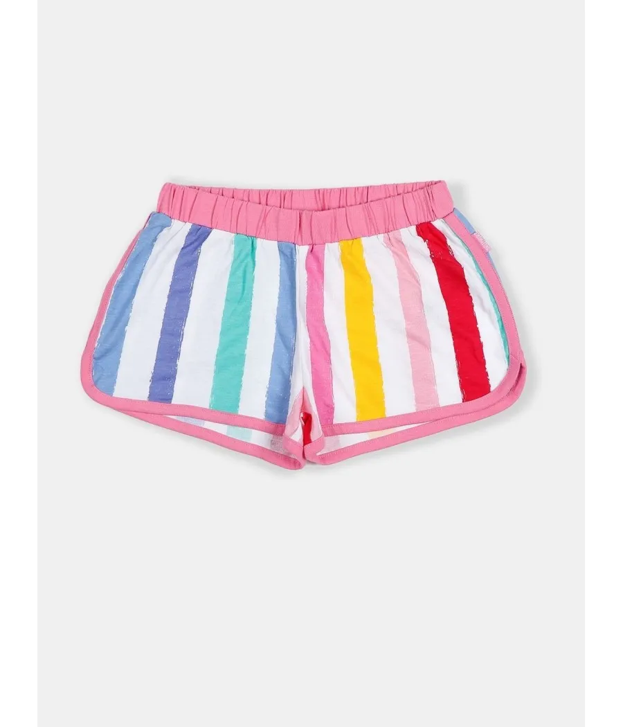 Pijama niña hombrera Rainbow verano Smiley World Multicolor algodón