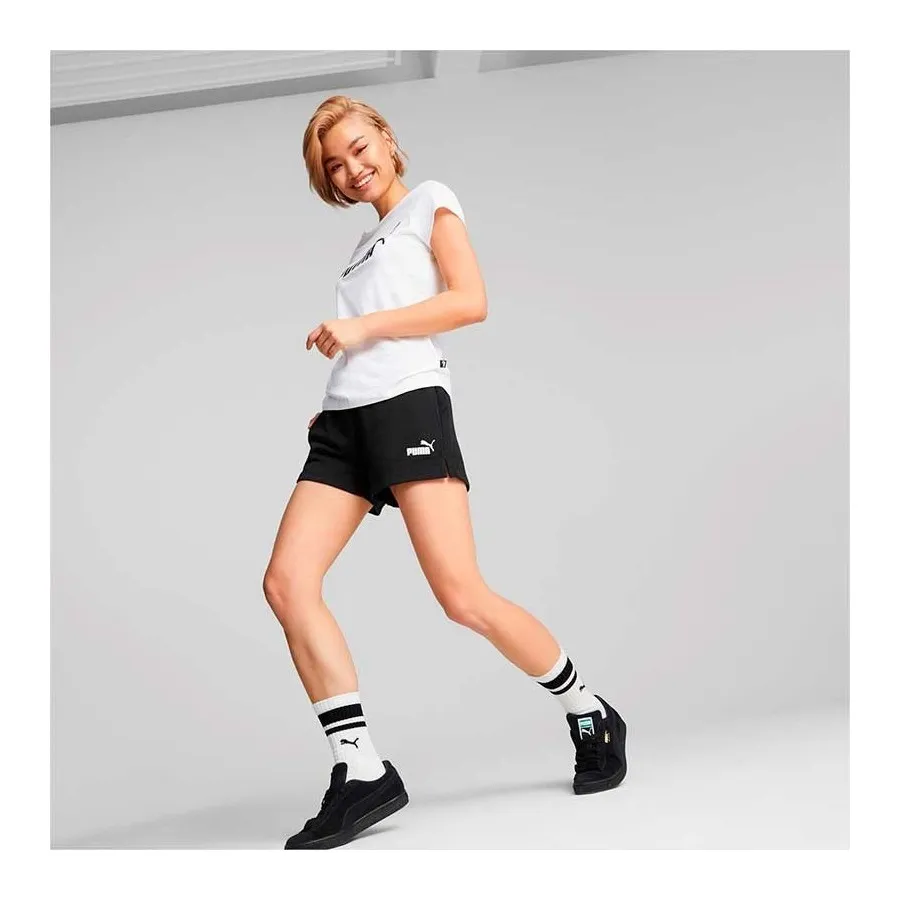 PUMA PANTALóN CORTO MUJER ESSENTIALS 4 586824001 NEGRO