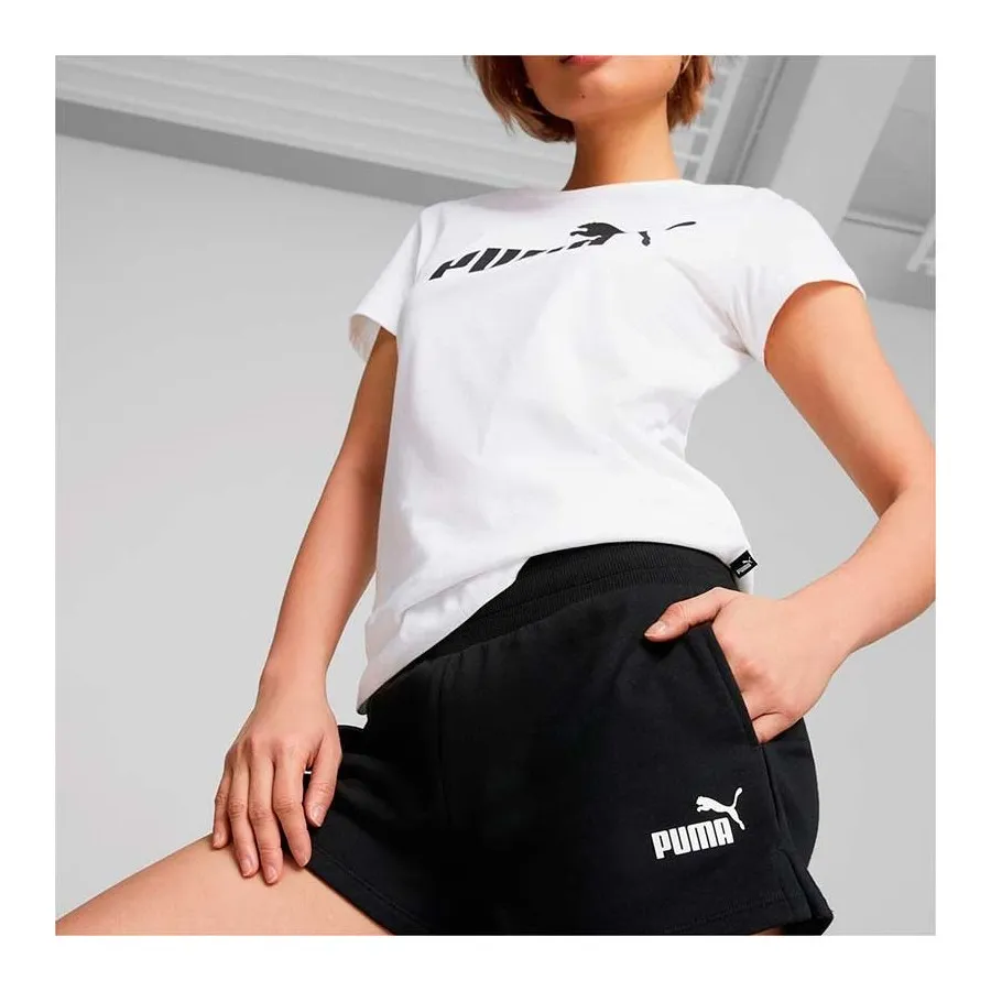 PUMA PANTALóN CORTO MUJER ESSENTIALS 4 586824001 NEGRO