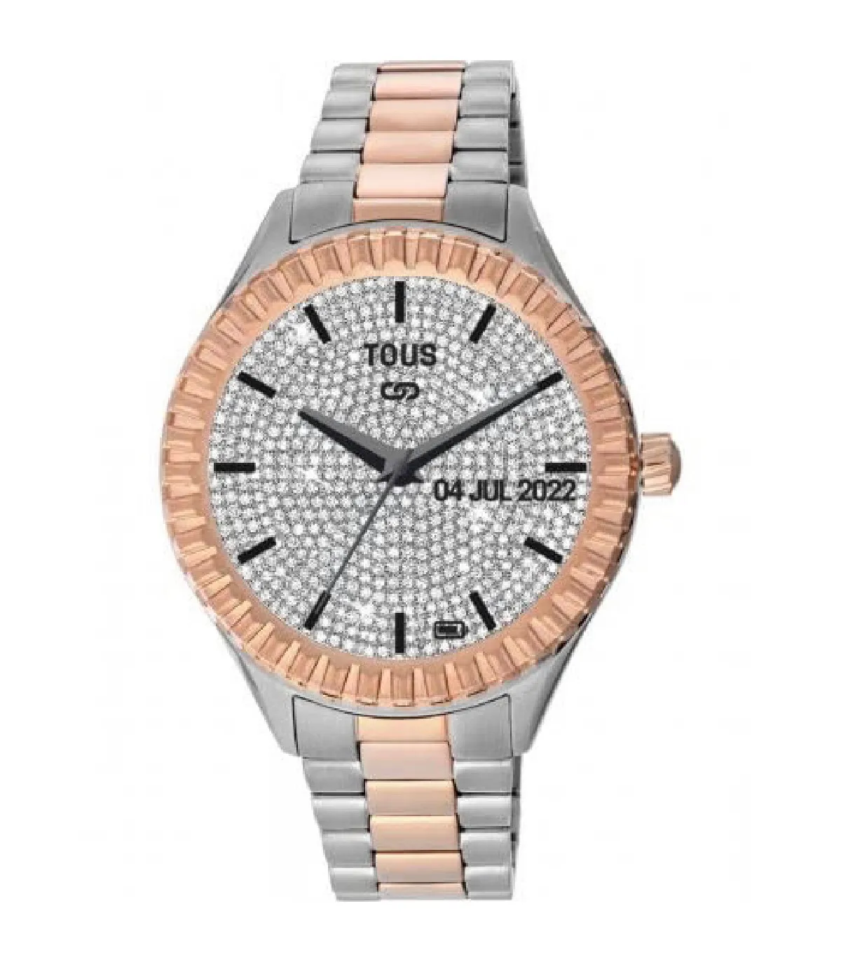 RELOJ TOUS SMARTWATCH MUJER TBEAR CONNECT ACERO BICOLOR  200351039