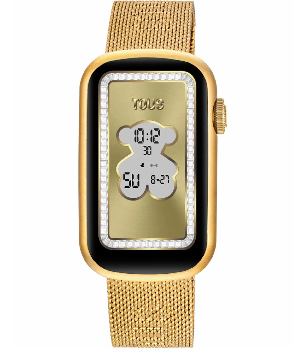 RELOJ TOUS SMARTWATCH TBAND MESH CON BRAZALETE DE ACERO IP DORADO Y CAJA DE ALUMINIO IP DORADO  3000132200