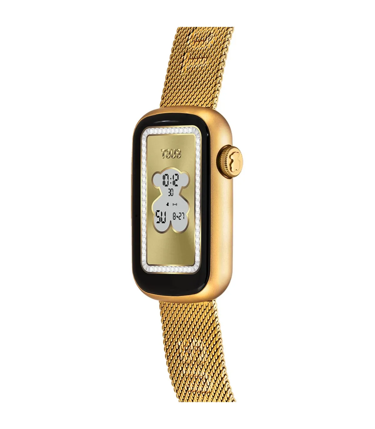 RELOJ TOUS SMARTWATCH TBAND MESH CON BRAZALETE DE ACERO IP DORADO Y CAJA DE ALUMINIO IP DORADO  3000132200