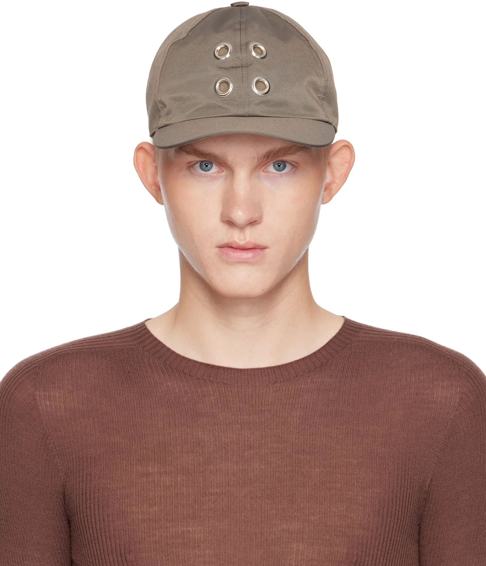 Rick Owens Baseball Cap With Eyelets