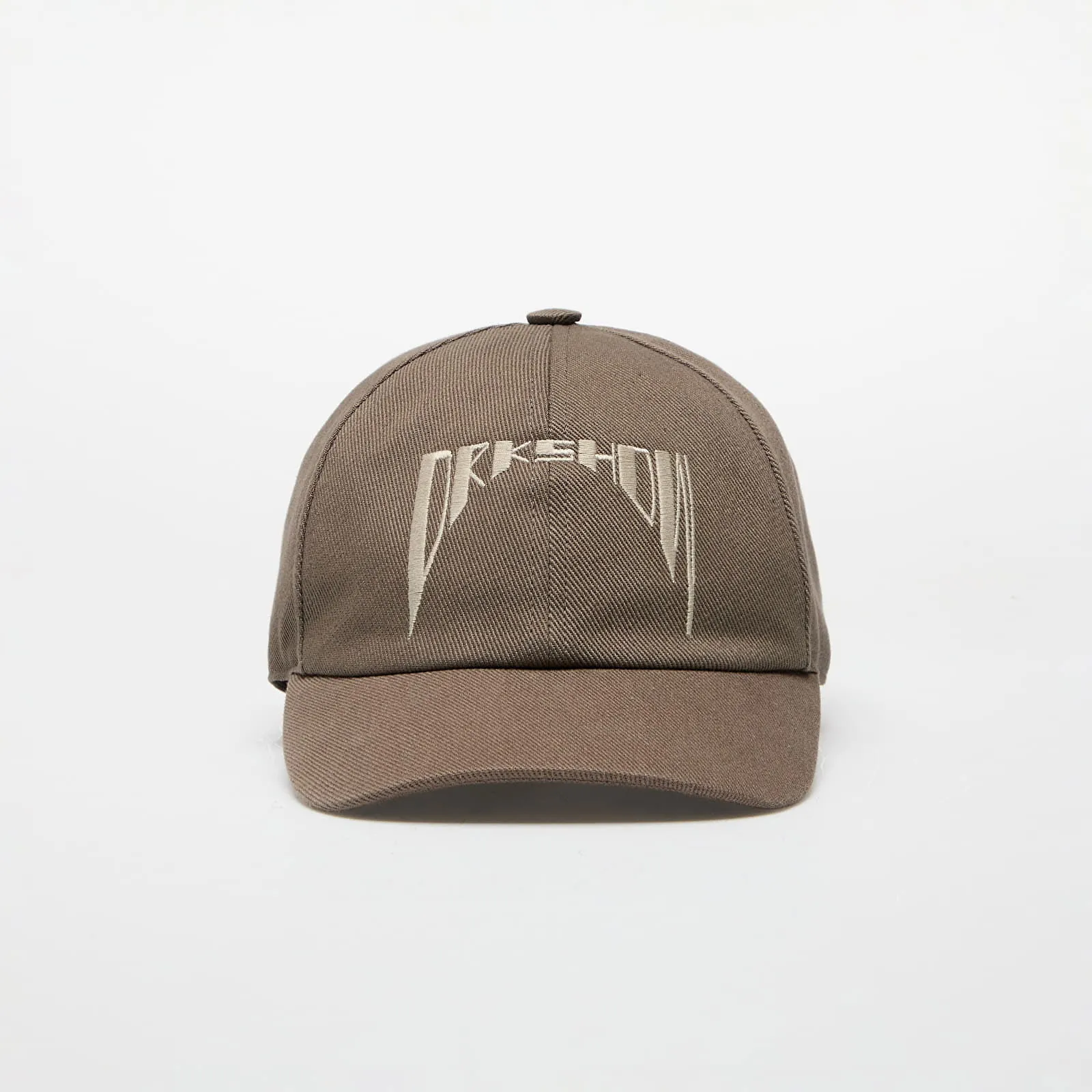 Rick Owens DRKSHDW Embroidered Denim Baseball Cap Dust/ Pearl
