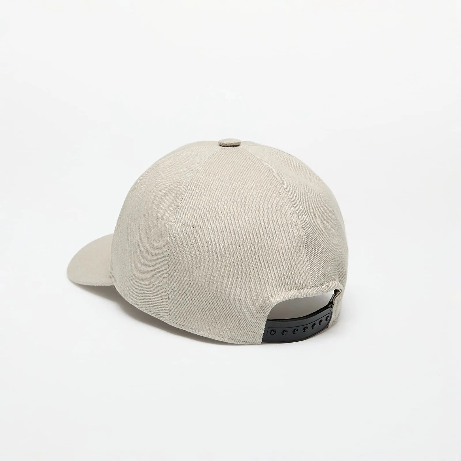 Rick Owens DRKSHDW Embroidered Denim Baseball Cap Pearl/ Black