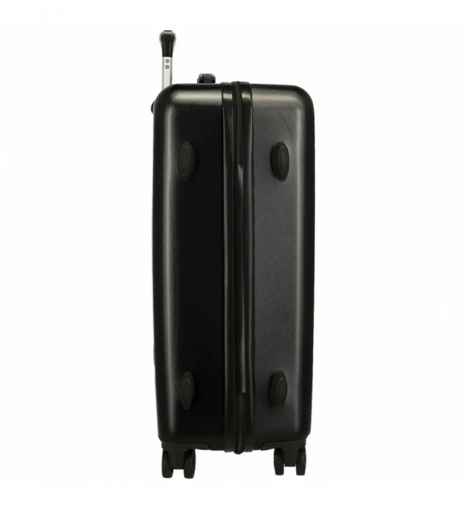 ROLL ROAD JUEGO DE MALETAS GAMERS RÍ­GIDAS 5565CM NEGRO