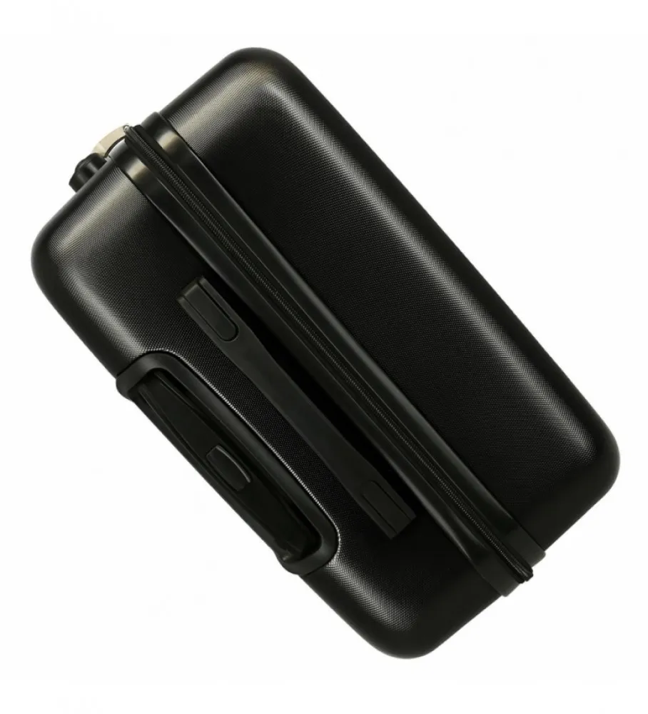 ROLL ROAD JUEGO DE MALETAS GAMERS RÍ­GIDAS 5565CM NEGRO