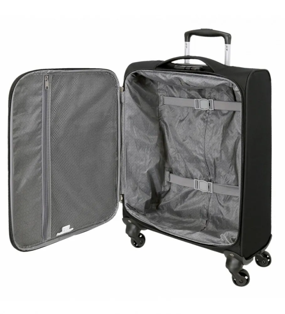 ROLL ROAD MALETA DE CABINA ROLL ROAD ROYCE 55CM NEGRA 40X55X20CM