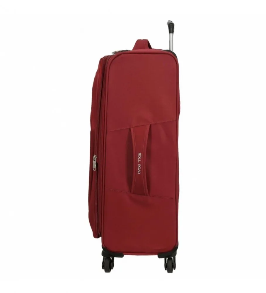 ROLL ROAD MALETA GRANDE ROLL ROAD ROYCE 76CM ROJA 48X76X29CM