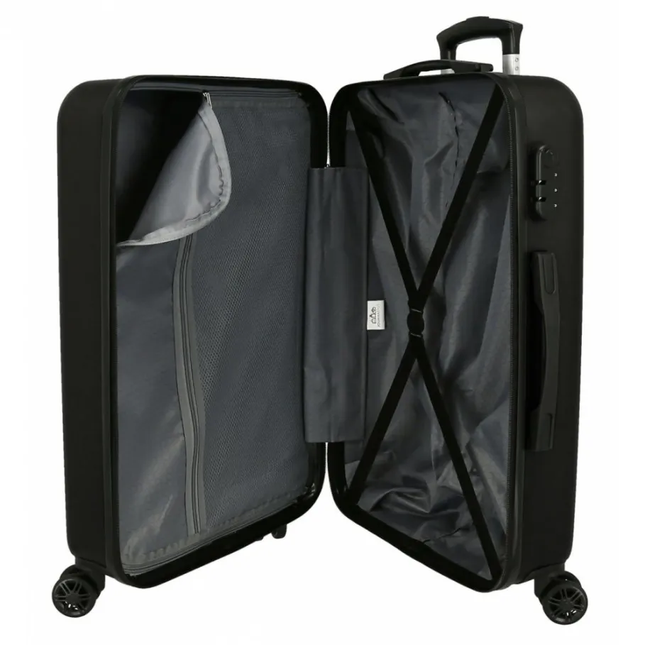 ROLL ROAD MALETA MEDIANA ROLL ROAD GAMERS RÍGIDA 65CM NEGRO