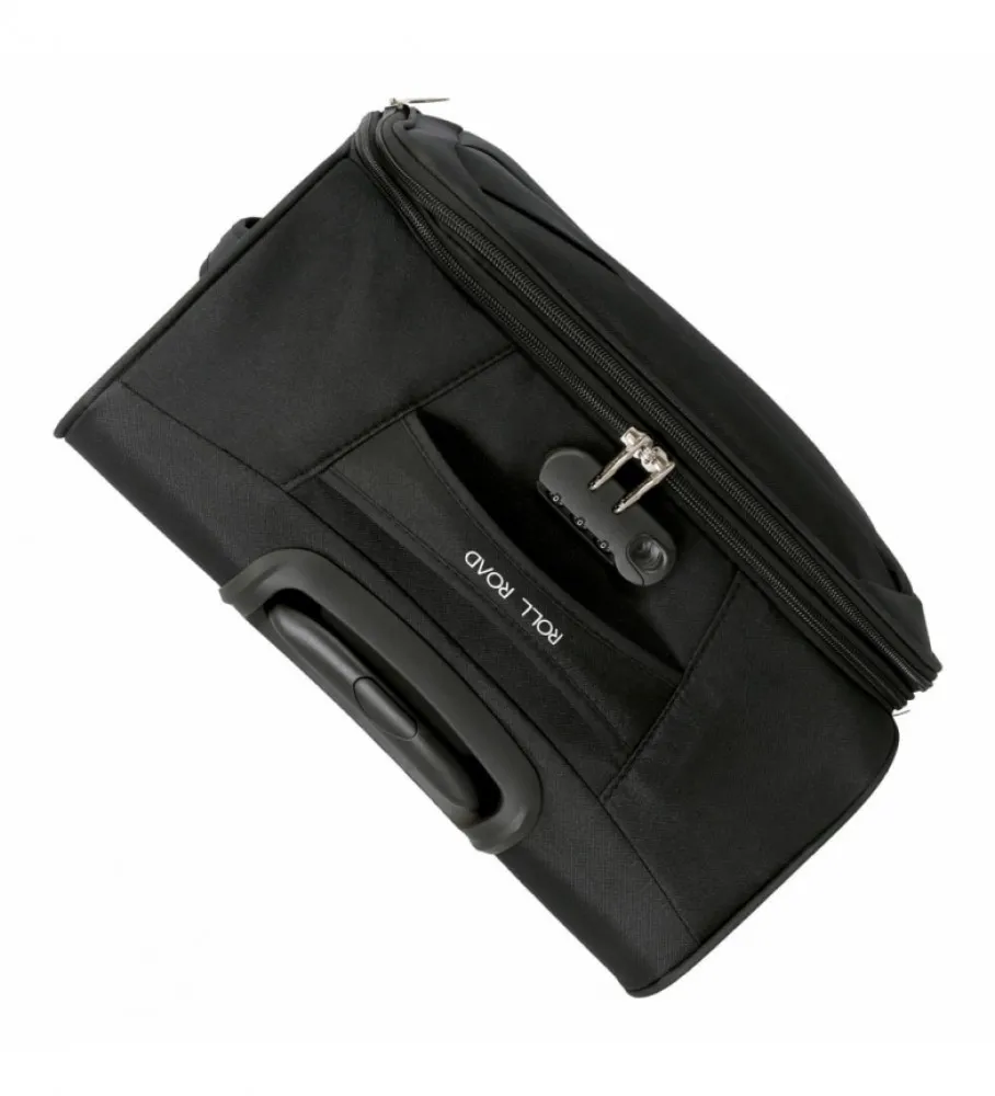 ROLL ROAD MALETA MEDIANA ROLL ROAD ROYCE 66CM NEGRA 43X66X26CM