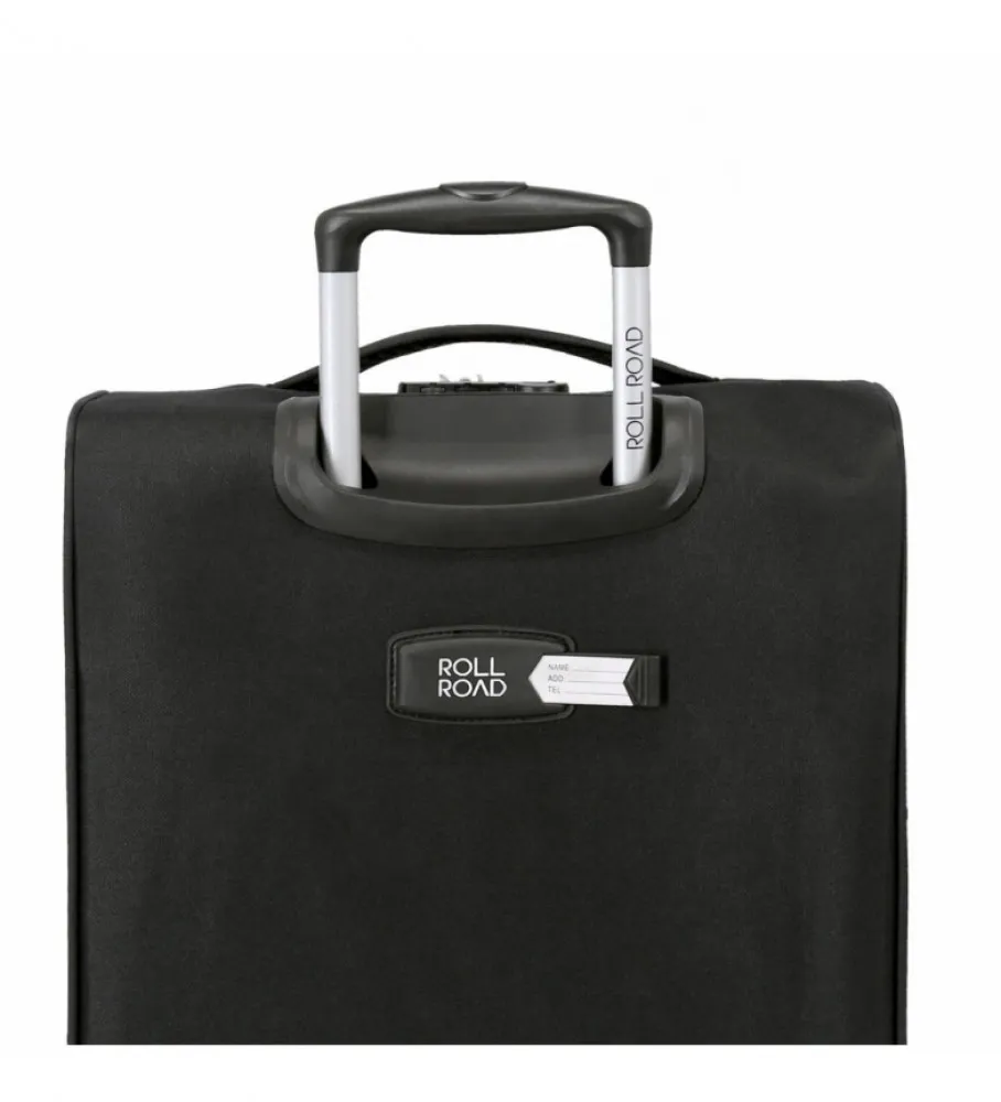 ROLL ROAD MALETA MEDIANA ROLL ROAD ROYCE 66CM NEGRA 43X66X26CM