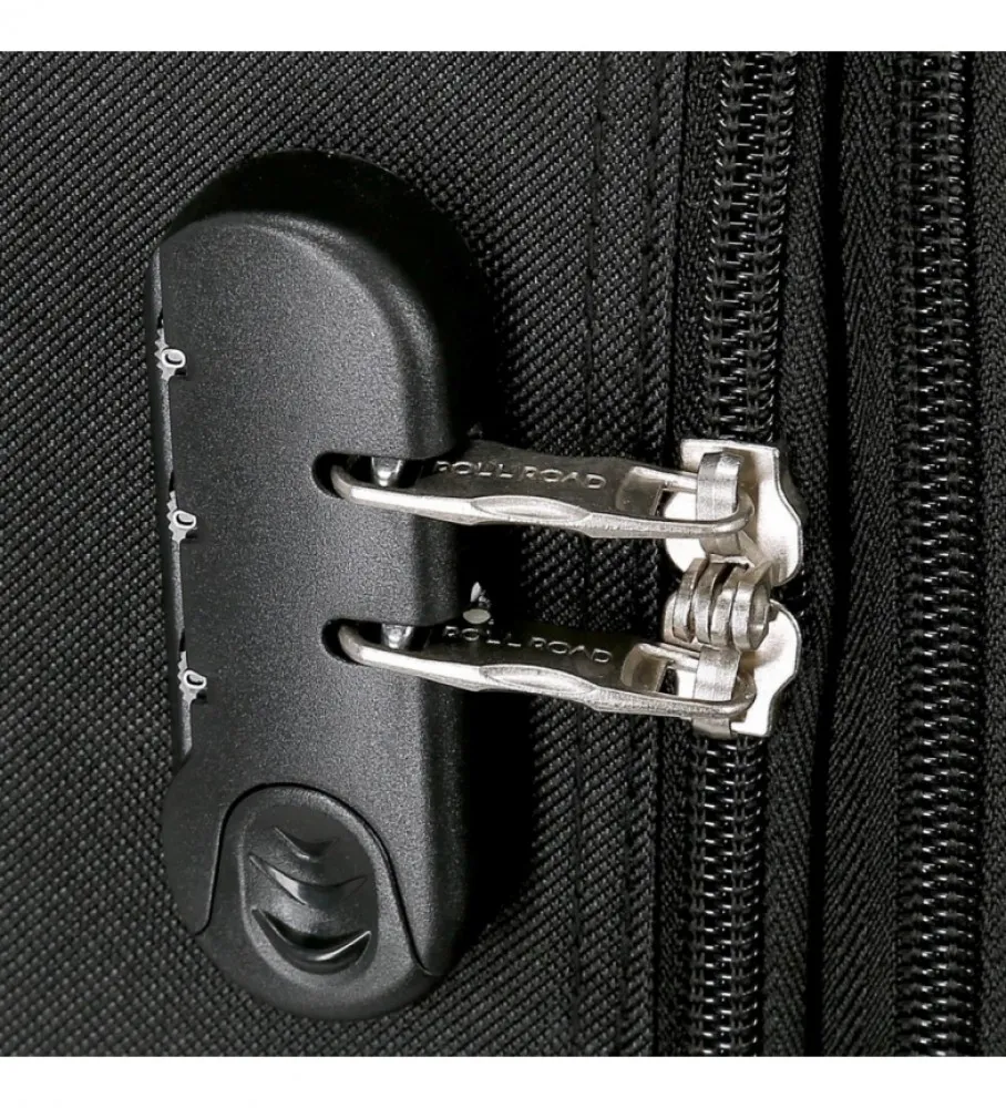 ROLL ROAD MALETA MEDIANA ROLL ROAD ROYCE 66CM NEGRA 43X66X26CM