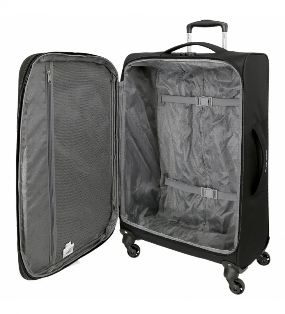 ROLL ROAD MALETA MEDIANA ROLL ROAD ROYCE 66CM NEGRA 43X66X26CM