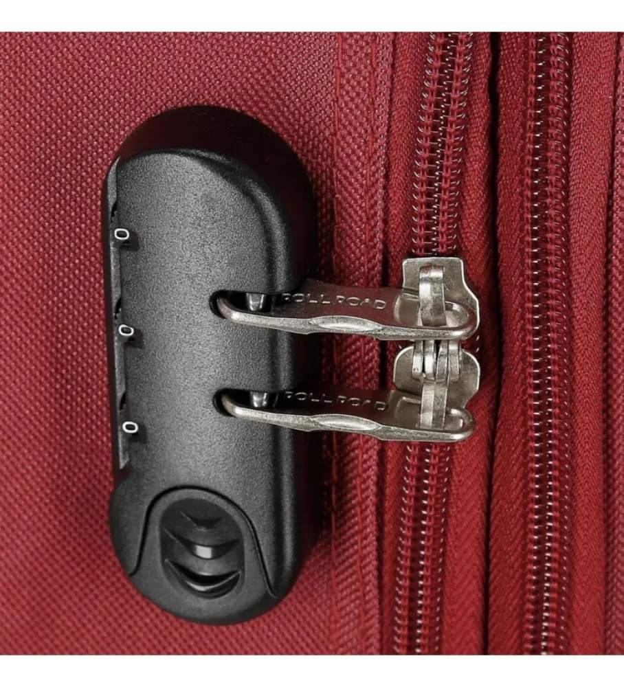 ROLL ROAD MALETA MEDIANA ROLL ROAD ROYCE 66CM ROJA 43X66X26CM