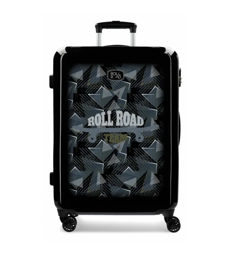 ROLL ROAD MALETA MEDIANA TEAM RÍGIDA 8X68X26 CM NEGRO