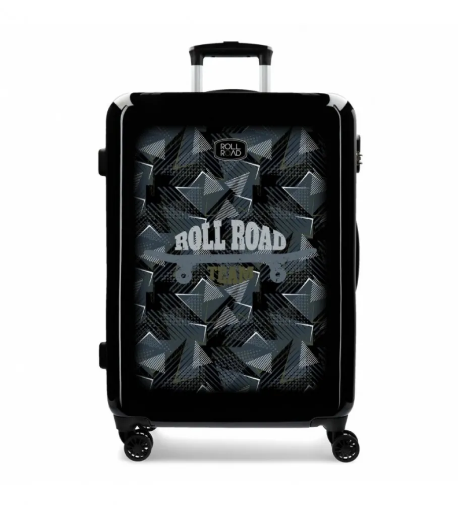 ROLL ROAD MALETA MEDIANA TEAM RÍGIDA 8X68X26 CM NEGRO