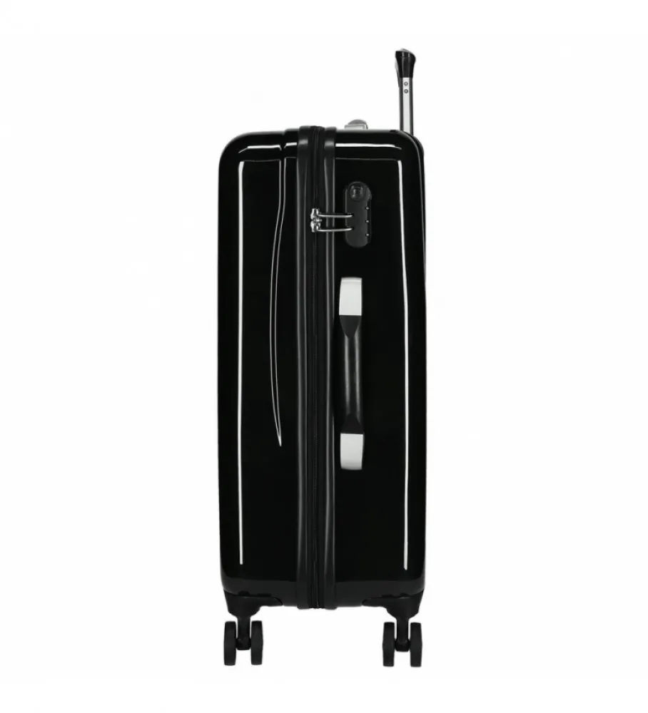 ROLL ROAD MALETA MEDIANA TEAM RÍGIDA 8X68X26 CM NEGRO