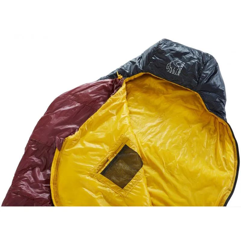 Saco de dormir NORDISK Oscar +10° Curve L (Rio Red)